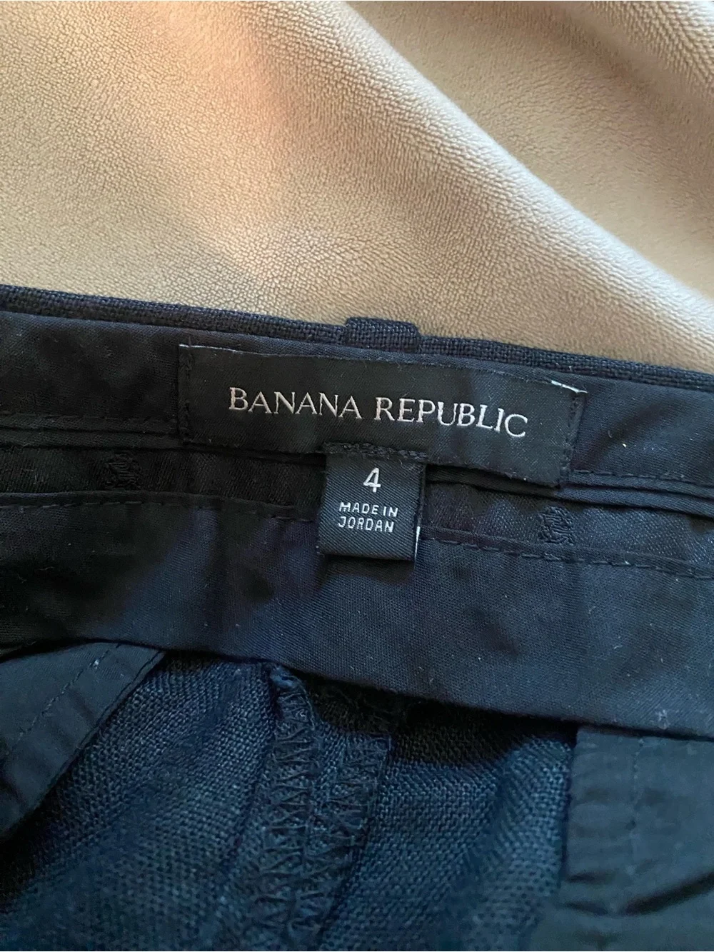 Women’s Black Linen Slacks